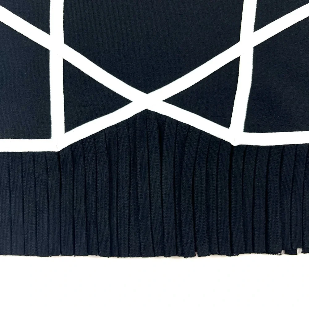 Guess Mirage Colorblock Fringe Bodycon Bandage Dress - Picture 10 of 11